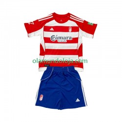 Camisola Granada Criança Equipamento Primeiro 2025-2026 Manga Curta